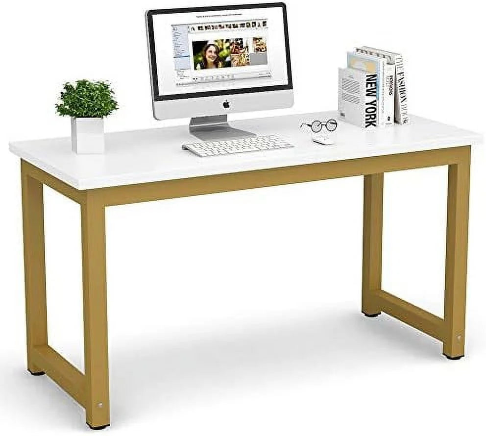 78.7 x 39.4 inch Walnut Black Computer Desk Z414