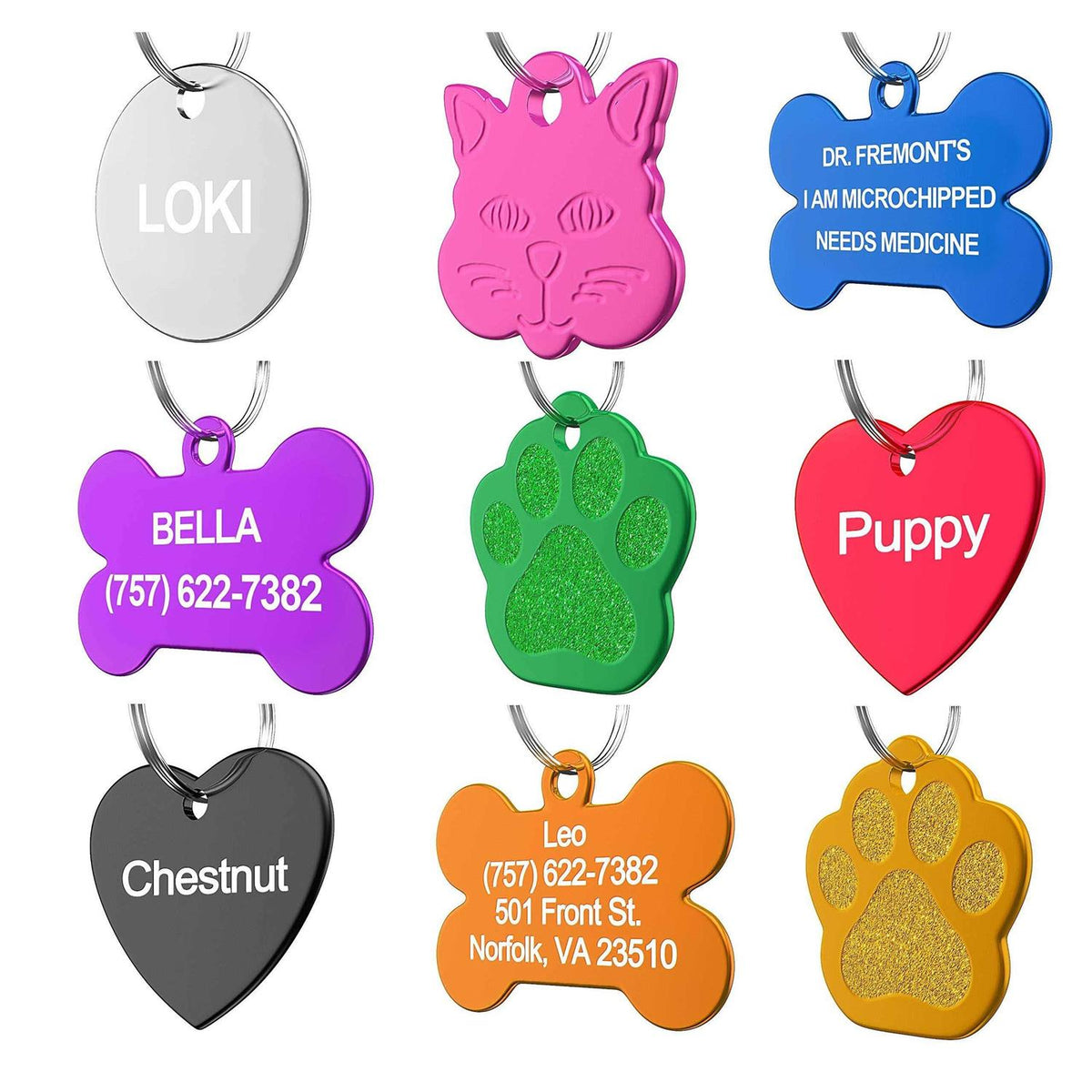 Custom Pet ID Tag R438668