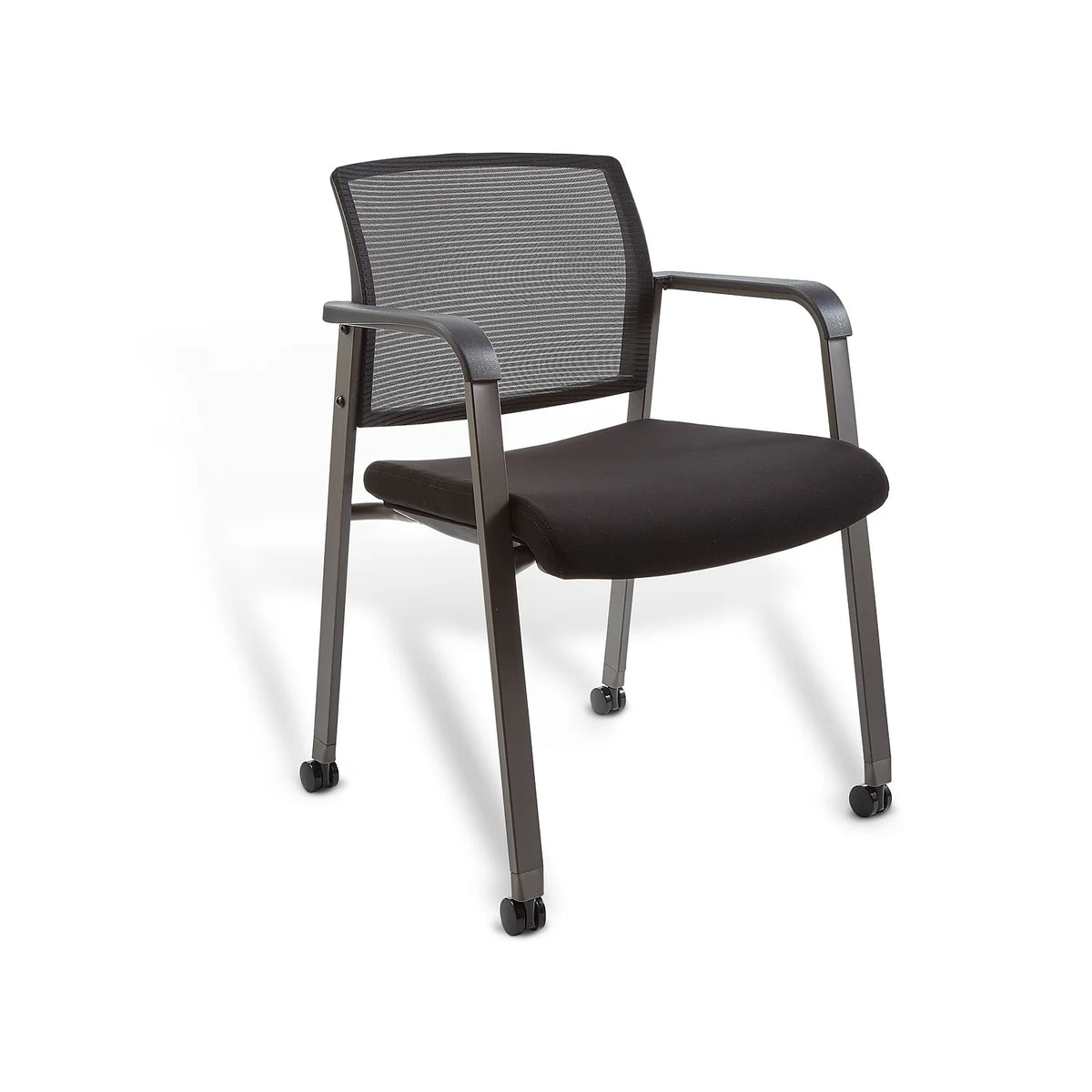 Black Mesh Guest Chair L15906