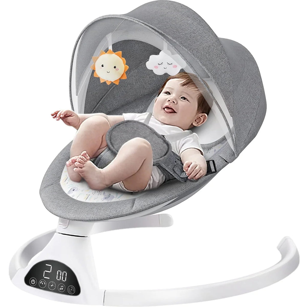 Pink Electric Baby Swing Y16785