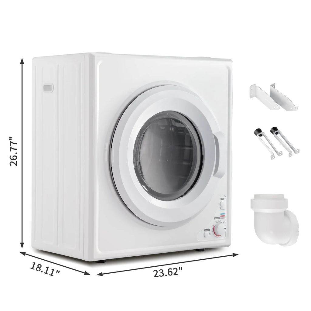 White 2.6 cu ft Portable Laundry Dryer C522