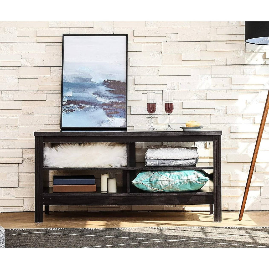 Black Farmhouse TV Stand Console Cabinet 43 inch V82099