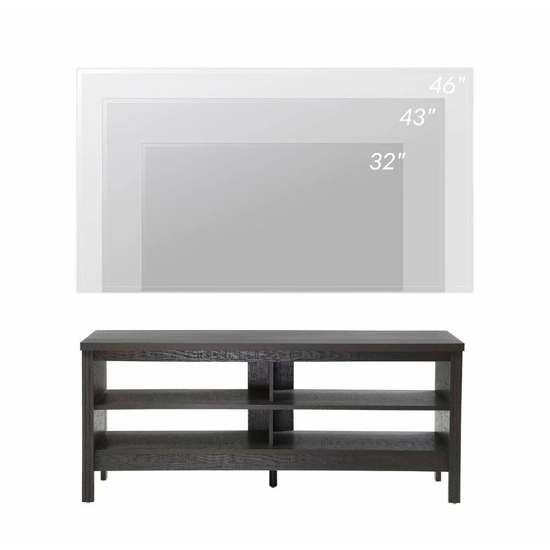 Black Farmhouse TV Stand Console Cabinet 43 inch V82099