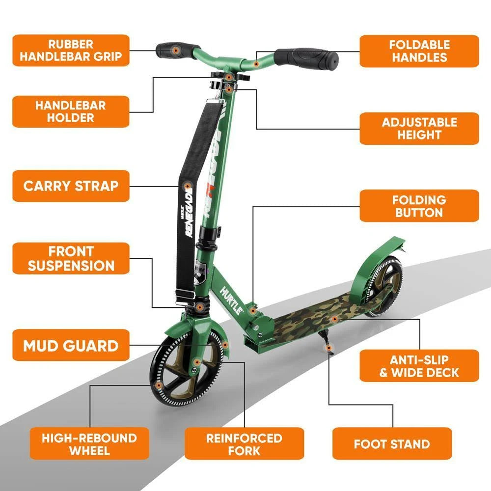 Camouflage 2 Wheel Folding Kick Scooter N935