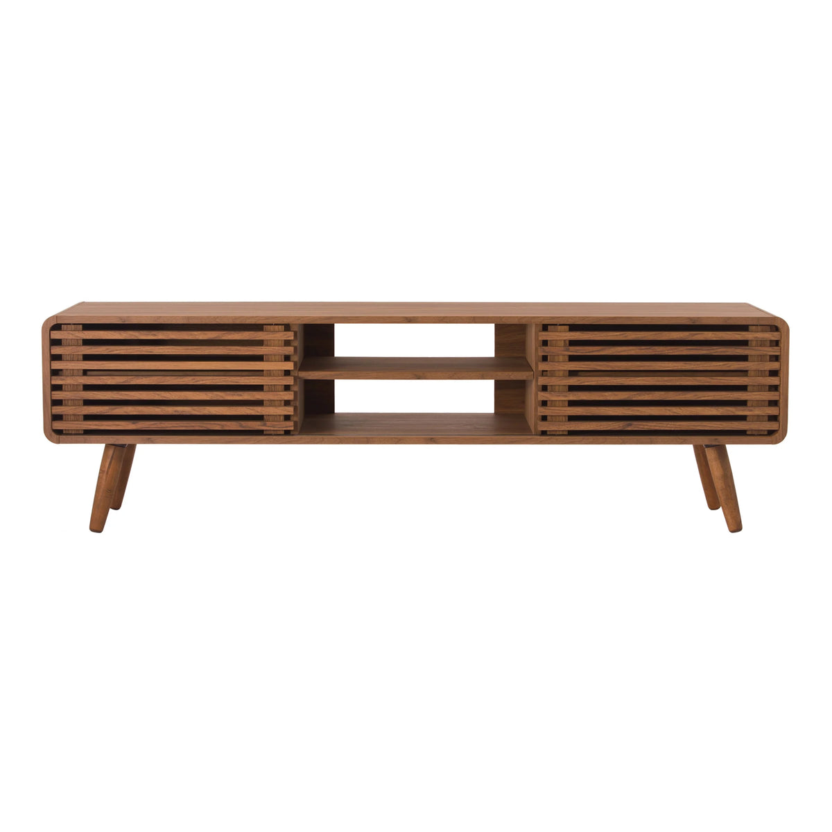 58" Slat Low TV Stand A610749