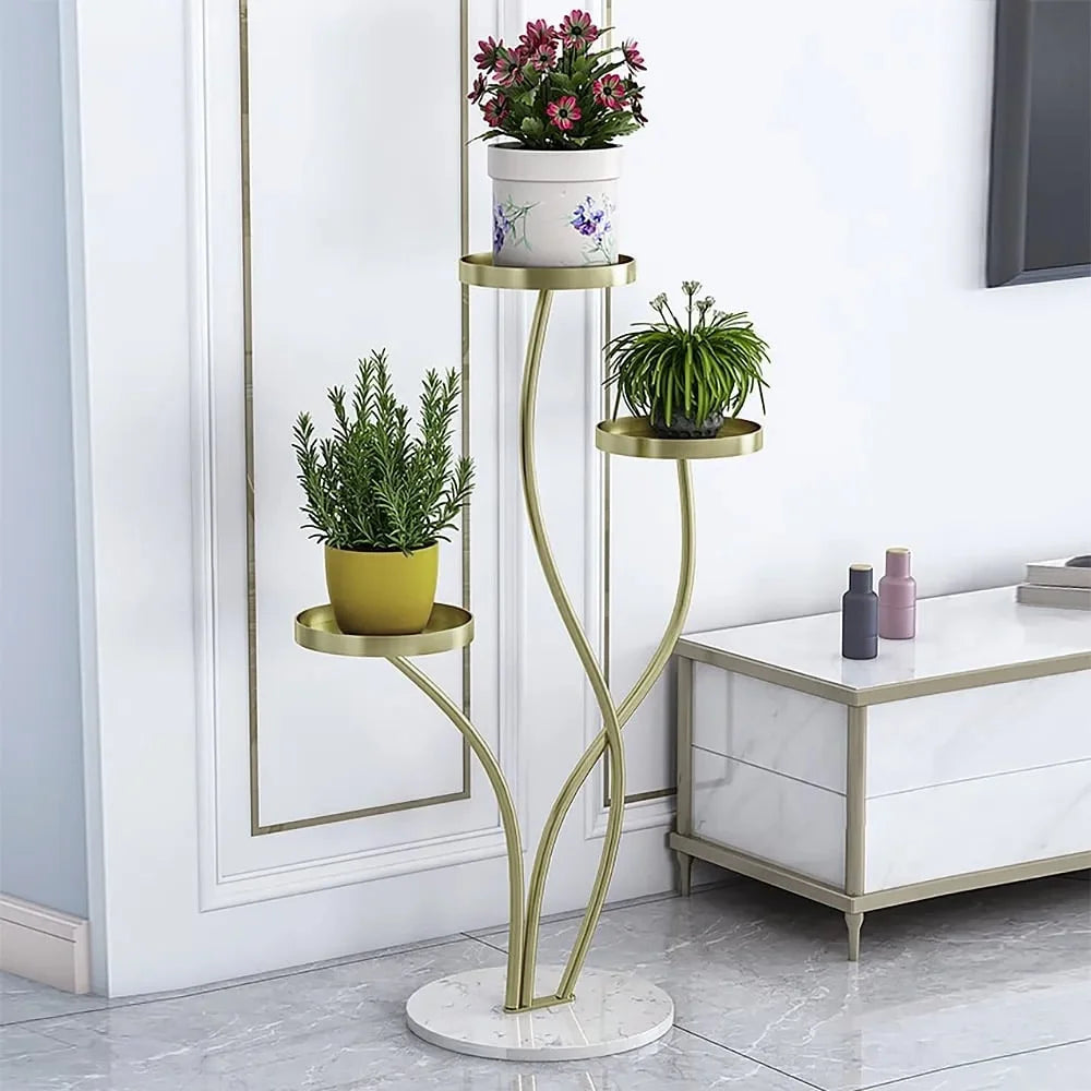 Tall Metal 3 Tier Plant Stand P1089