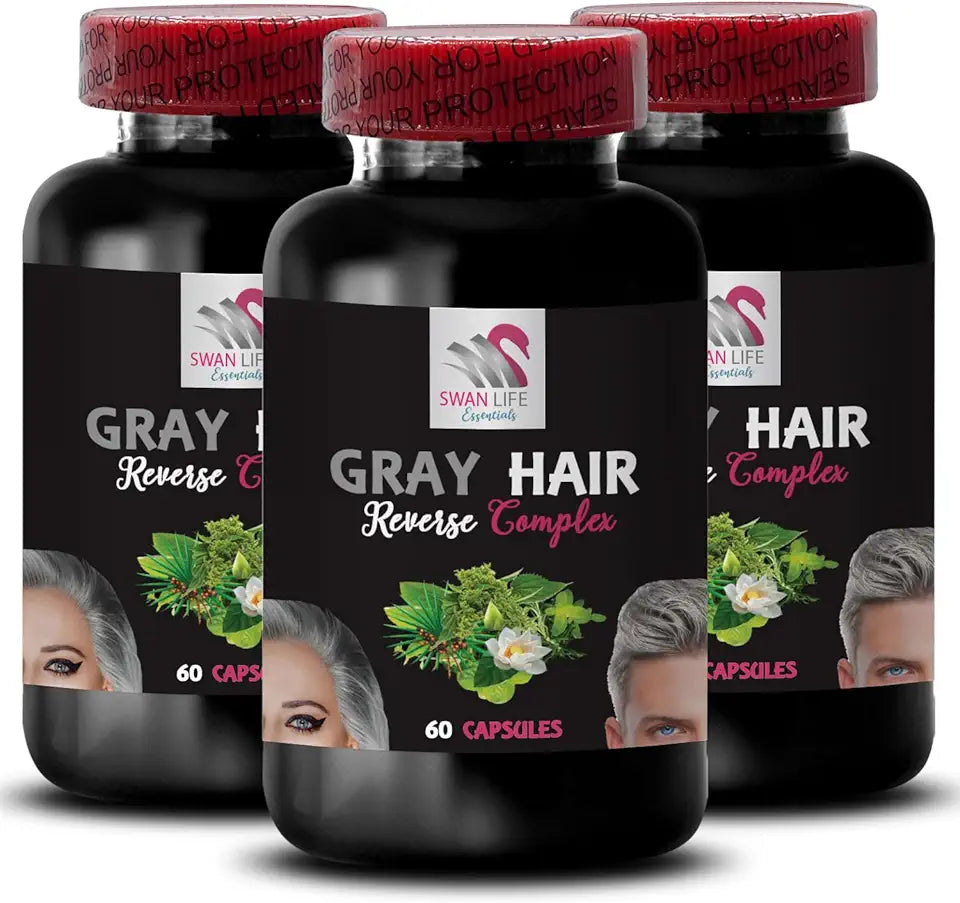 Gray Hair Reverse 3 Bottles 180 Caps J9841
