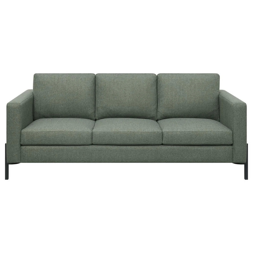 Sage Upholstered Fabric Sofa with Track Arms J3294