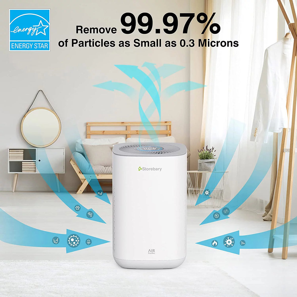 C350 Air Purifier with H13 True HEPA Filter A83005