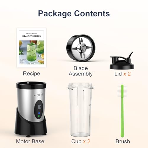 900W Personal Blender with 2 22oz Portable Cups K321034
