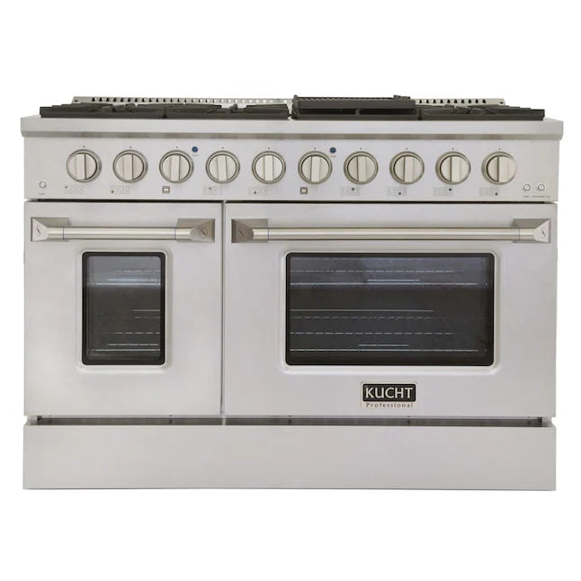 48 Pro-Style Propane Gas Dual Fuel Range with 4 Burners in Stainless Steel L14770