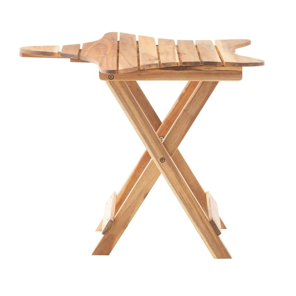 Wood Outdoor Folding Table Set of 2 B45137