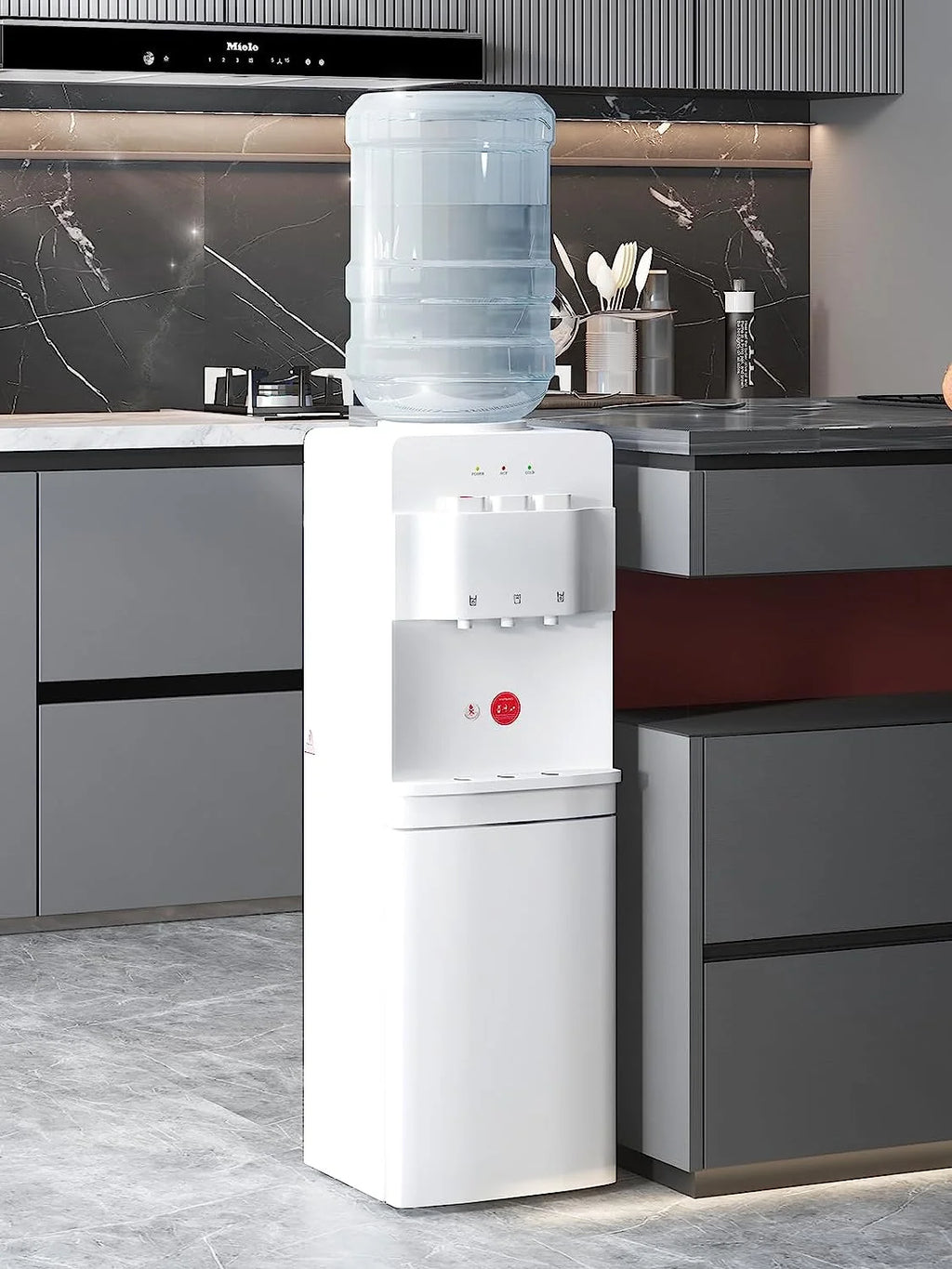 Top Loading Hot & Cold Water Cooler Dispenser White X61347
