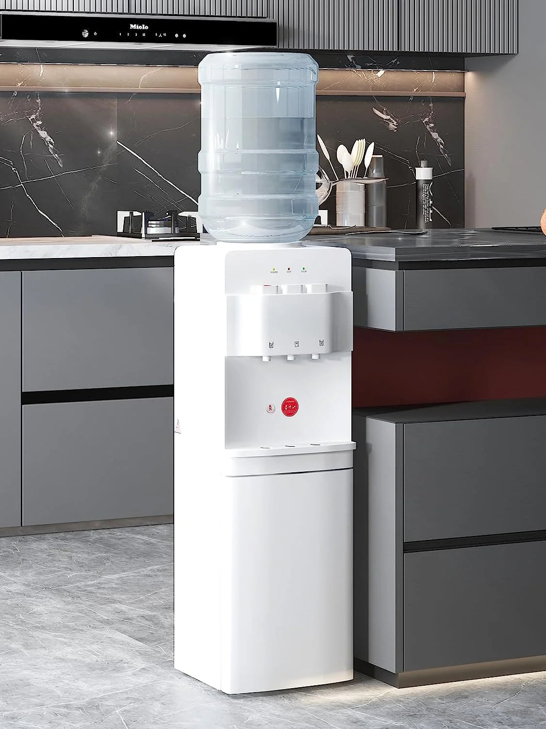 Top Loading Hot & Cold Water Cooler Dispenser White X61347