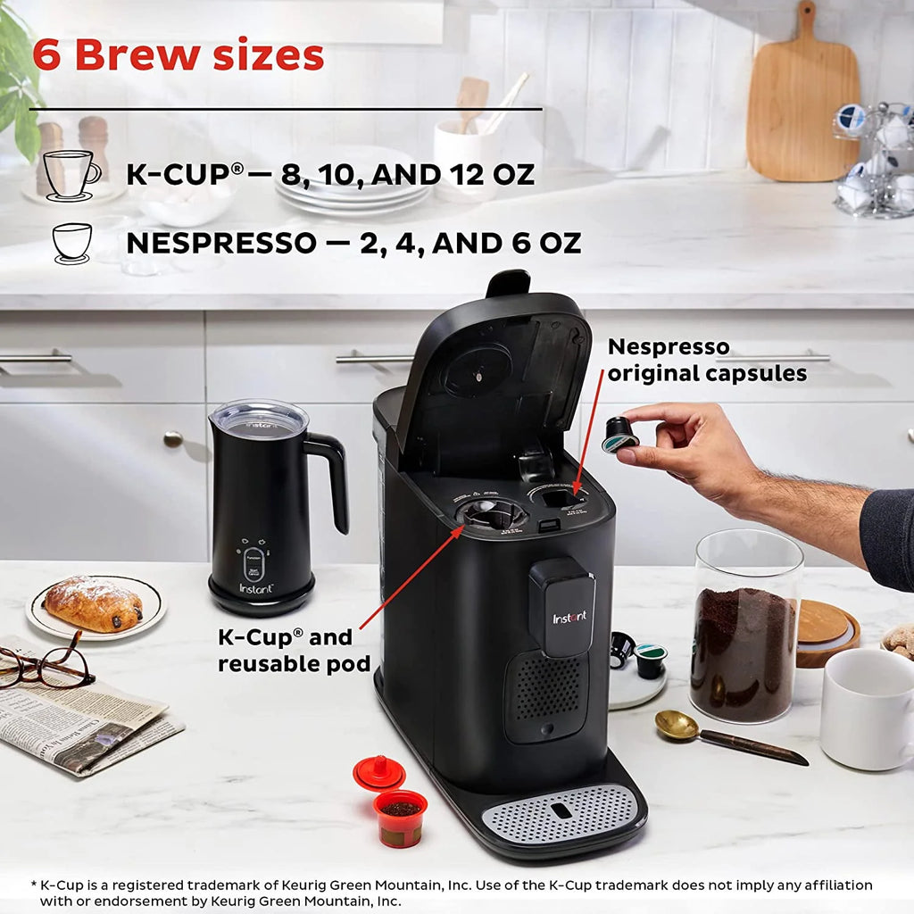2-in-1 Coffee Maker and Espresso Maker O493364