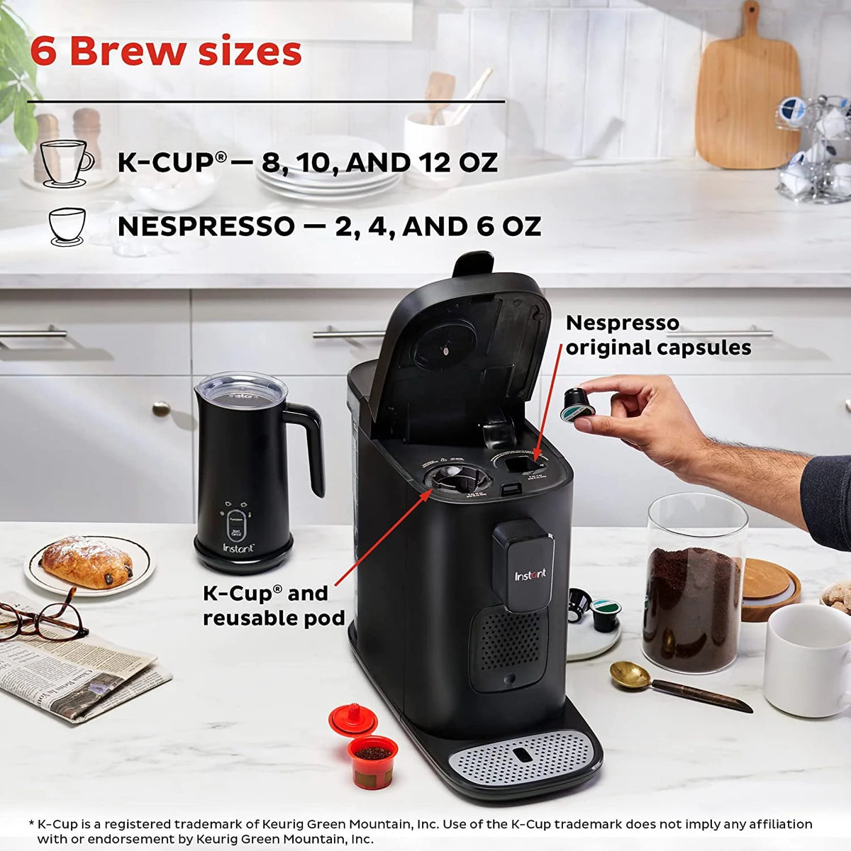 2-in-1 Coffee Maker and Espresso Maker O493364