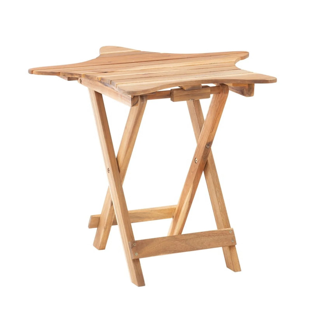 Wood Outdoor Folding Table Set of 2 B45137