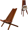 Folding Acacia Wood Outdoor Chair U894