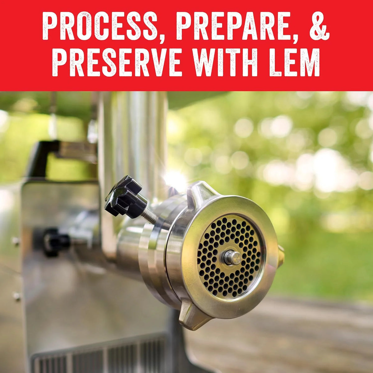 Stainless Steel Meat Grinder Attachment D8943