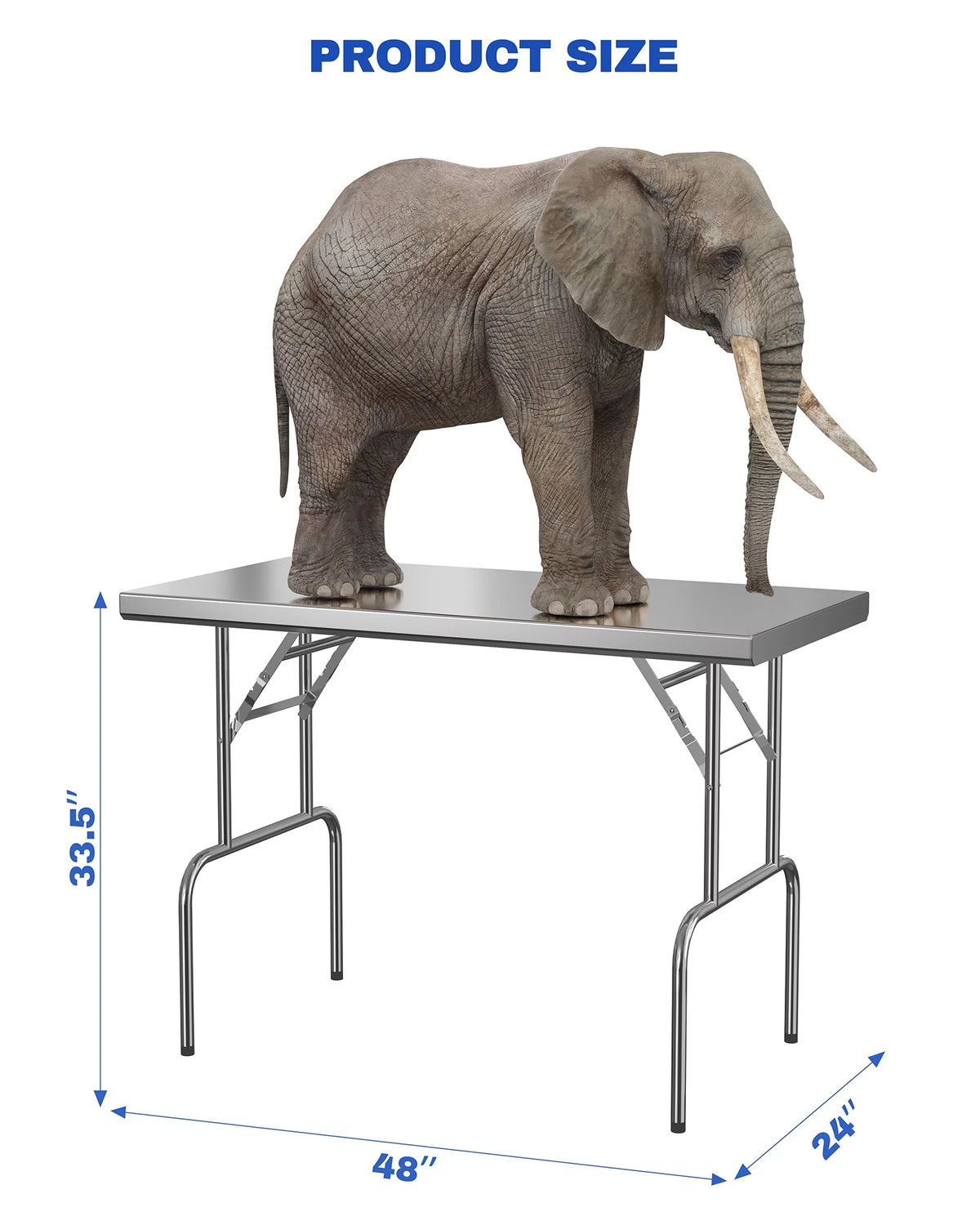 Stainless Steel Folding Work Table C9783