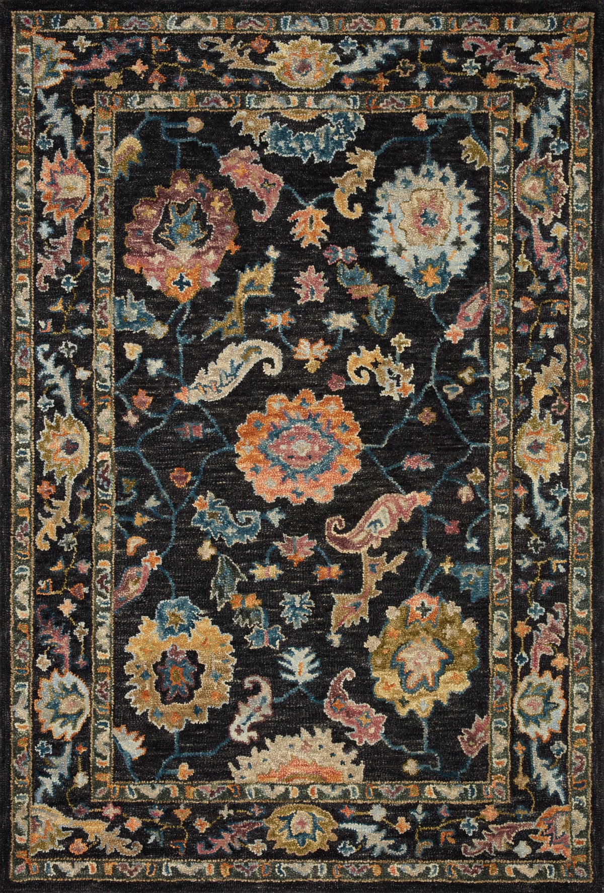 Black Multi 8'6 x 12' Rug M75371