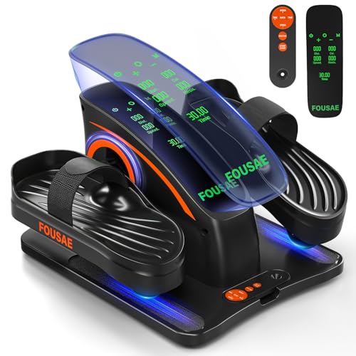 Under Desk Elliptical Leg Exerciser with Touch Screen and Remote Control K75743