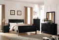 5-Piece Bedroom Set Bed Dresser Chest 2 Nightstands D78570