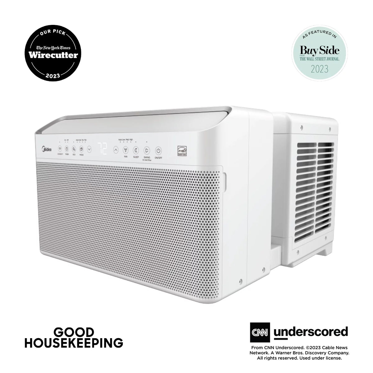 8,000 BTU Smart Inverter U-Shaped Window Air Conditioner E4279