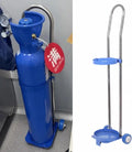 Metal Oxygen Tank Cart D198