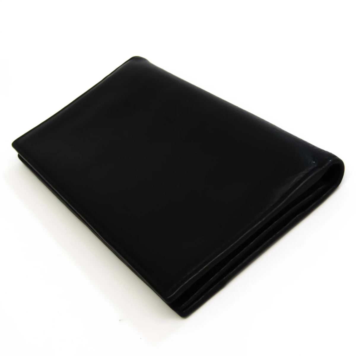 Pre-Owned Black Leather Long Wallet Y9831