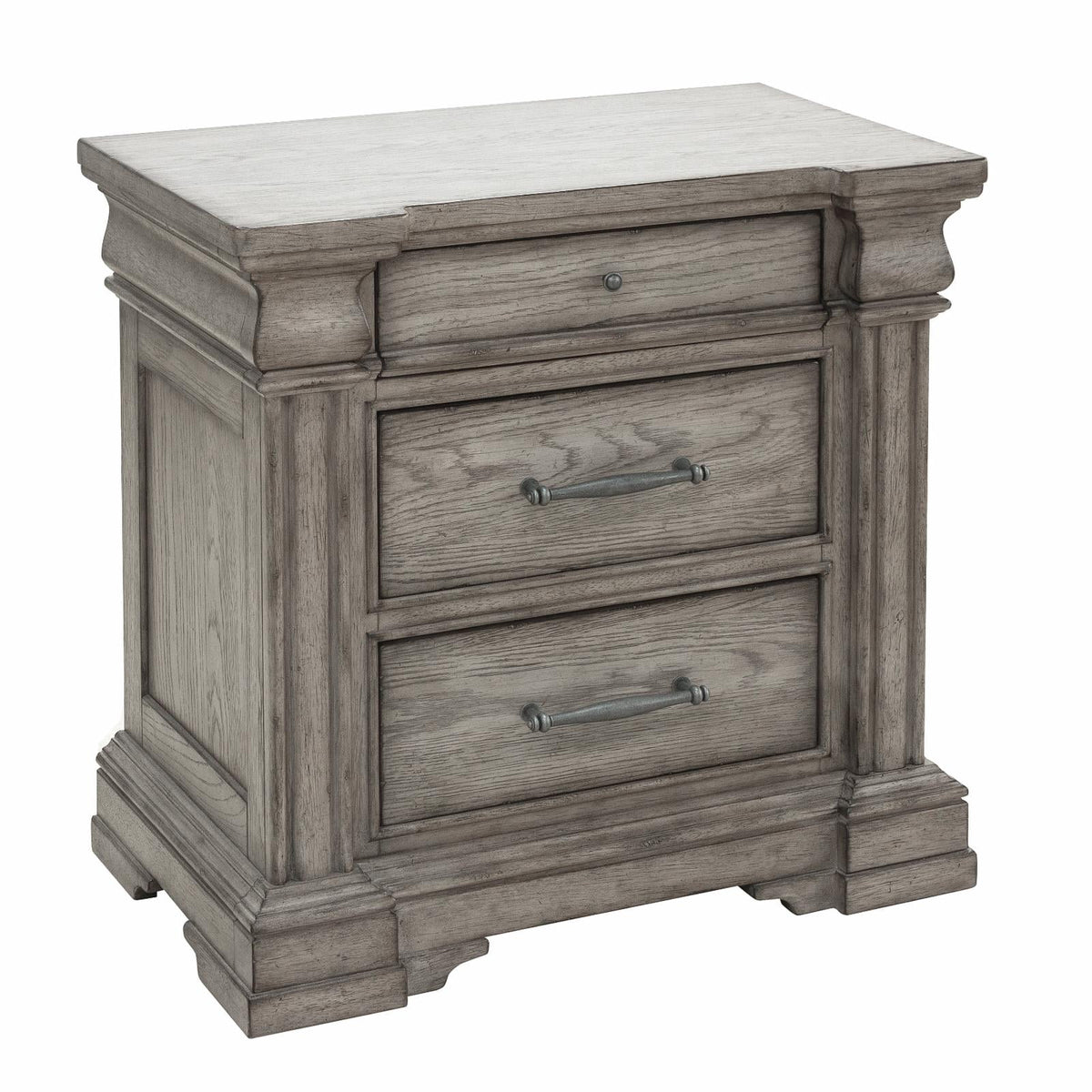 3 Drawer Wood Nightstand X91000