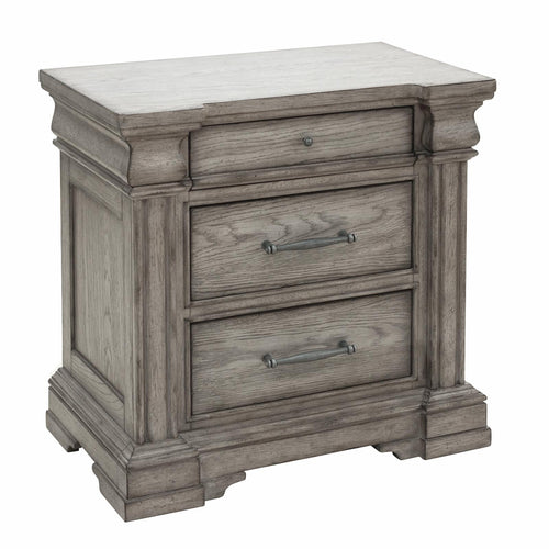 3 Drawer Wood Nightstand X91000