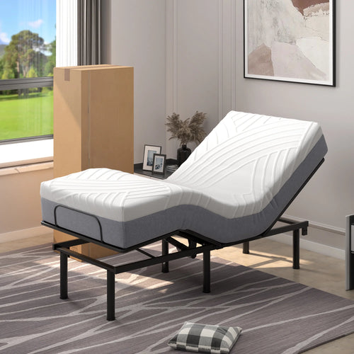 10'' Twin XL Adjustable Bed Mattress White R733301
