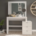 White Painted Vanity Table Q547