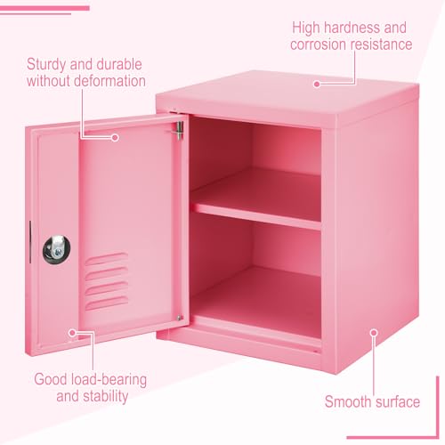 Lockable Steel Storage Cabinet with Shelf T6344