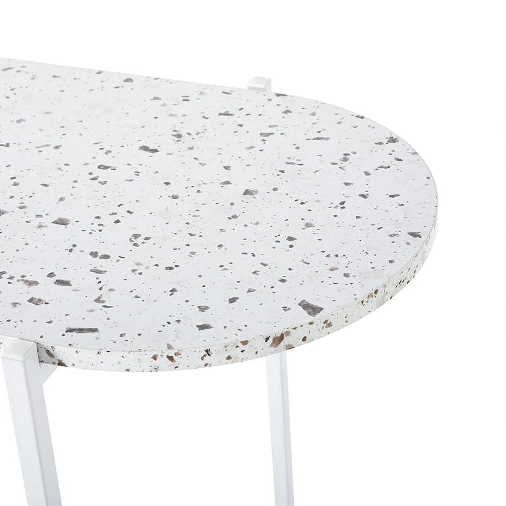 Marble White MDF Storage Shelf H839989