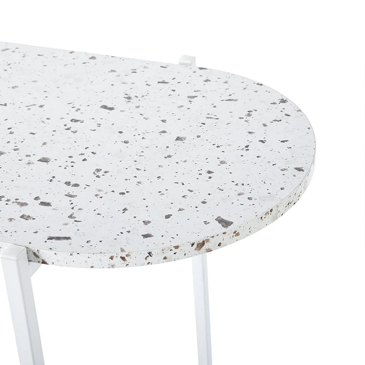Marble White MDF Storage Shelf H839989