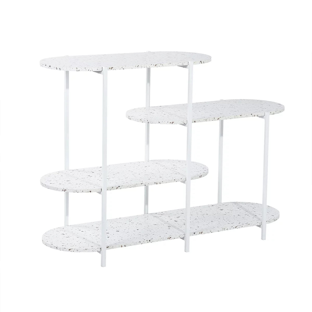 Marble White MDF Storage Shelf H839989