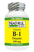 Vitamin B-1 100 Mg Tablets 2 Pack O915