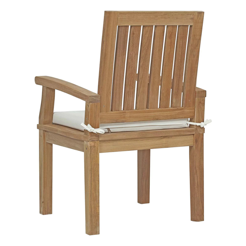 Brown Wood Dining Chair and Table Set E80930