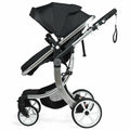 Folding Aluminum Infant Reversible Stroller with Diaper Bag S756