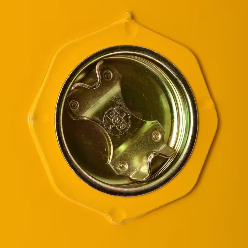 Yellow Steel Freestanding Flammable Liquid Storage Cabinet L482