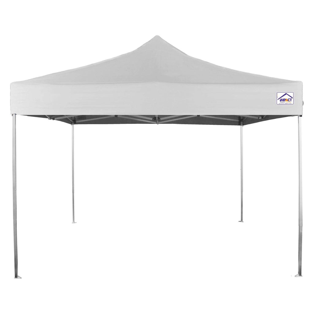 10 ft. x 10 ft. White Aluminum Pop-Up Canopy U62579