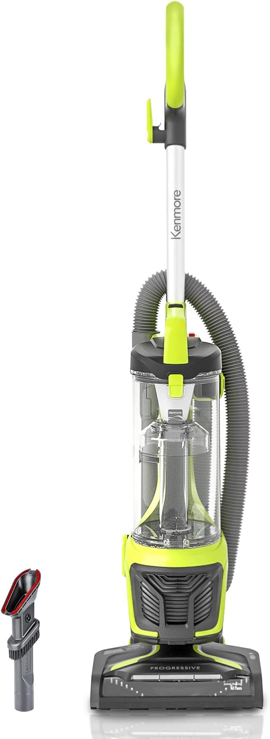 Bagless Upright Vacuum with HEPA Filter, 4 Cleaning Tools S7629
