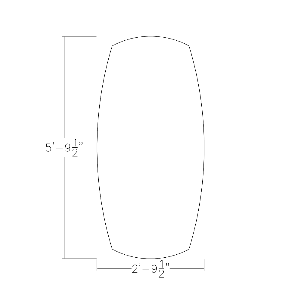 6 Person Arc Boat Conference Table 6 Ft K5838
