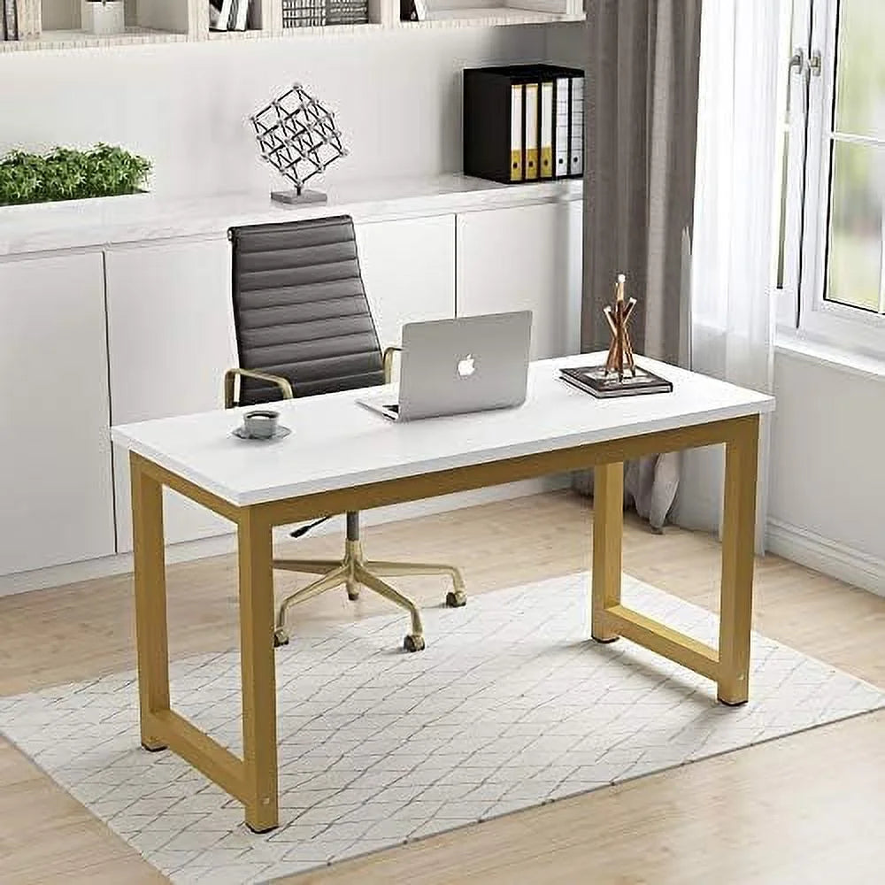 78.7 x 39.4 inch Walnut Black Computer Desk Z414