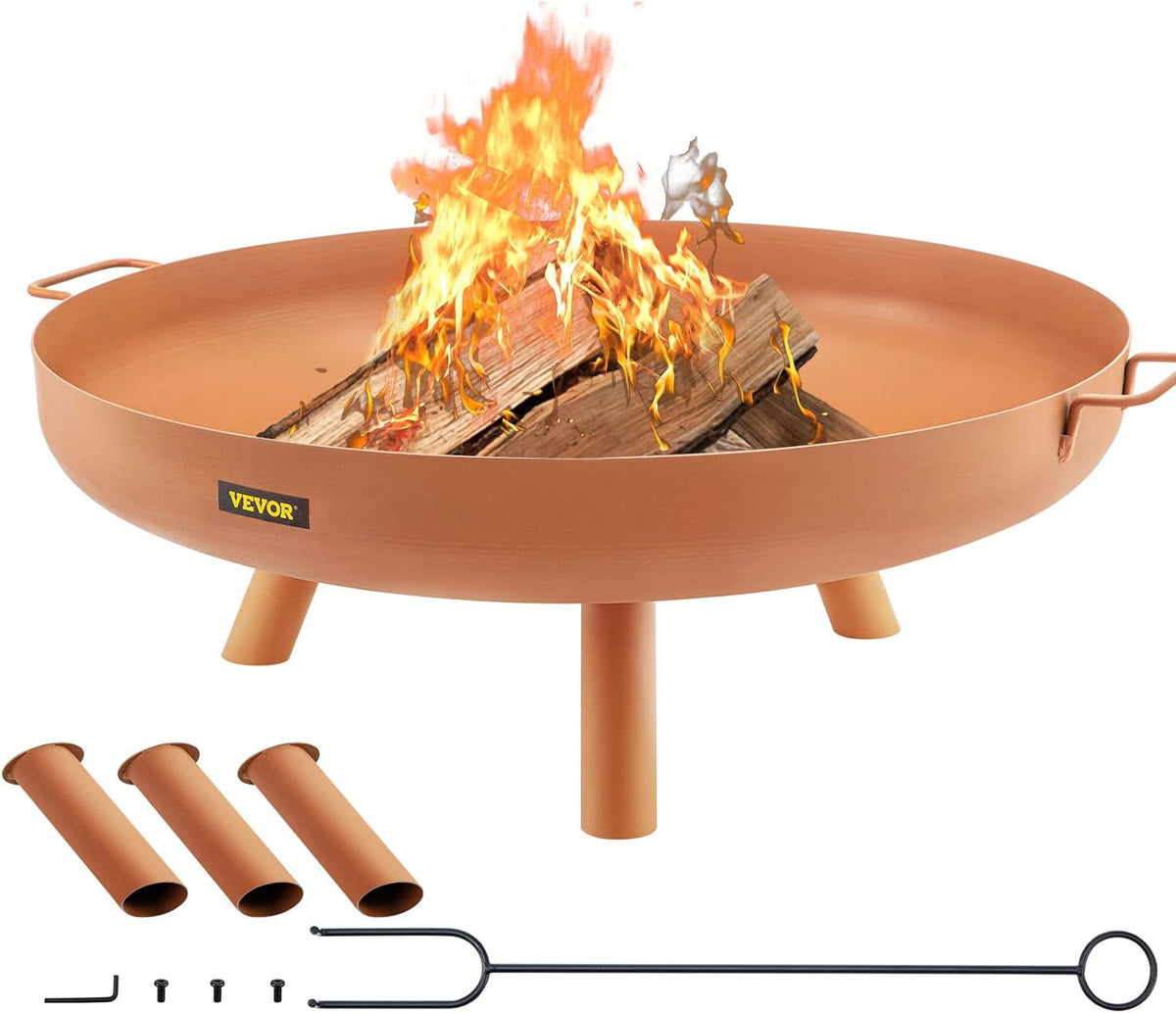 30-Inch Deep Round Carbon Steel Fire Pit Bowl I350856