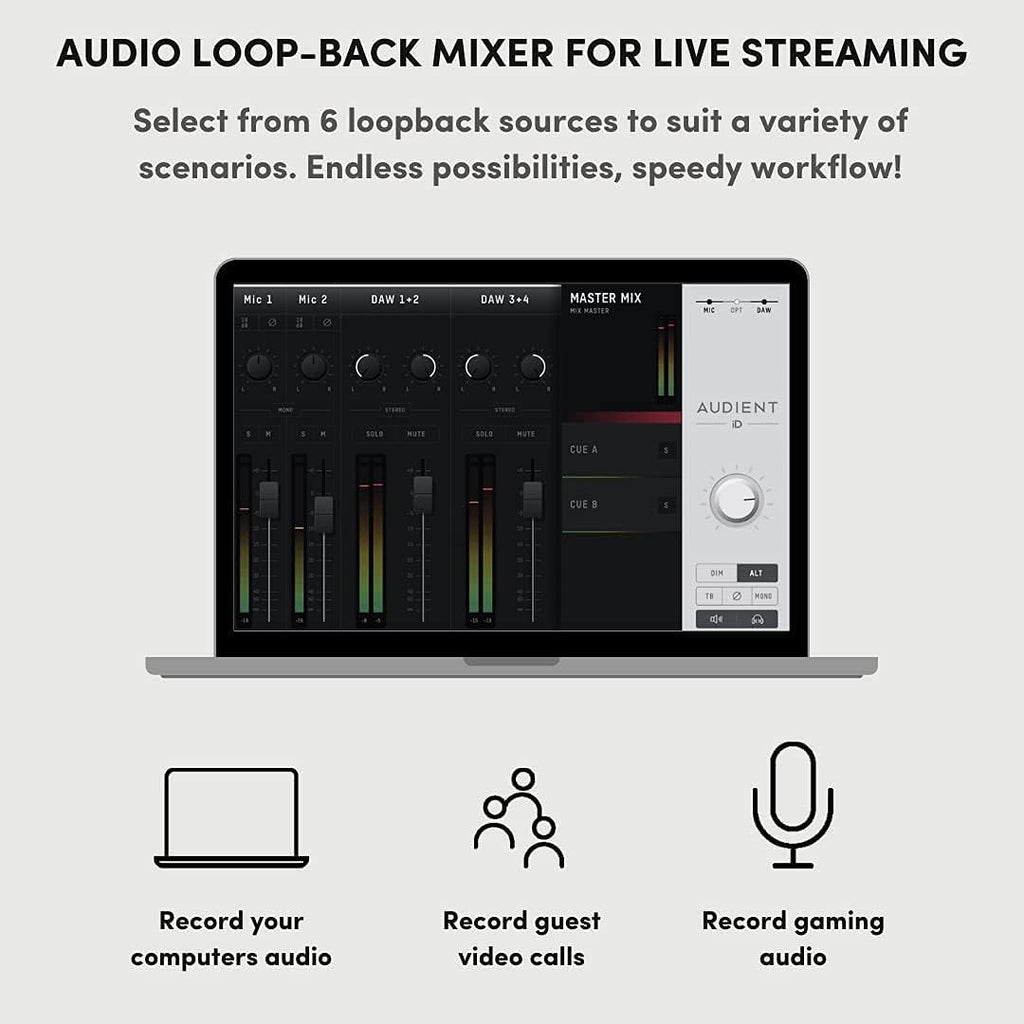 USB-C Audio Interface with Headphones and XLR Cable O71083