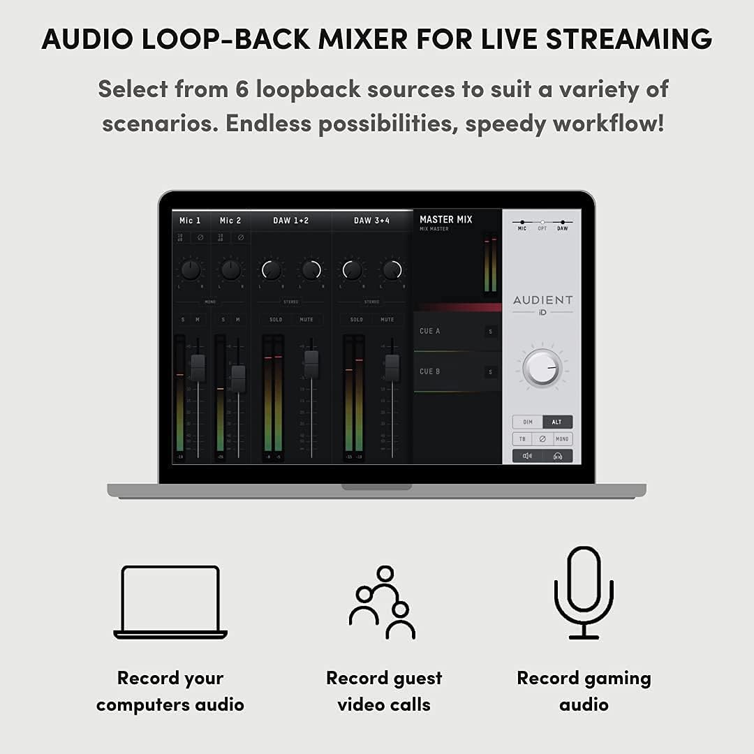 USB-C Audio Interface with Headphones and XLR Cable O71083