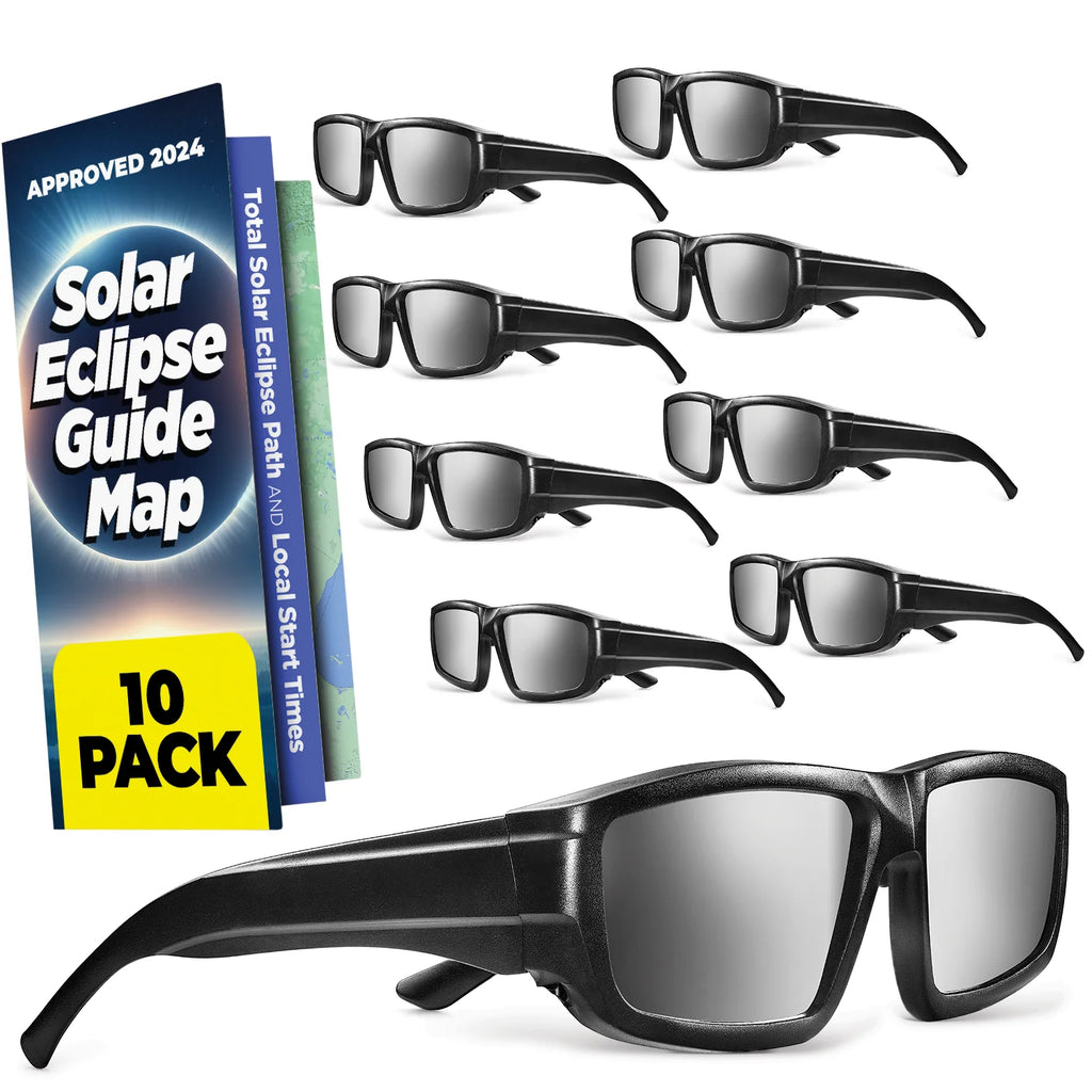 Solar Eclipse Glasses 10 Pack Full Frame T923176